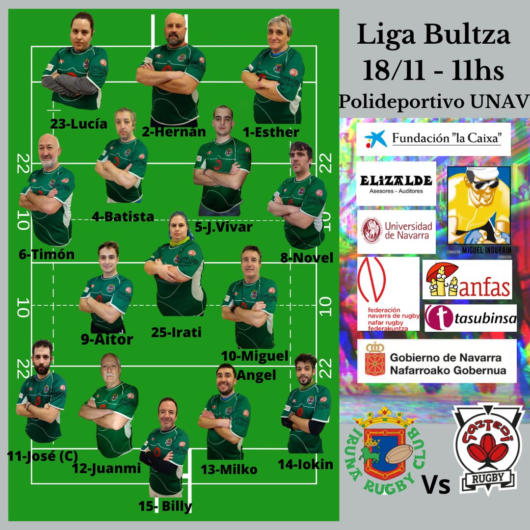 Crecimiento y aprendizaje en el encuentro de la 5ª jornada de la Liga Bultza, competición de rugby inclusivo